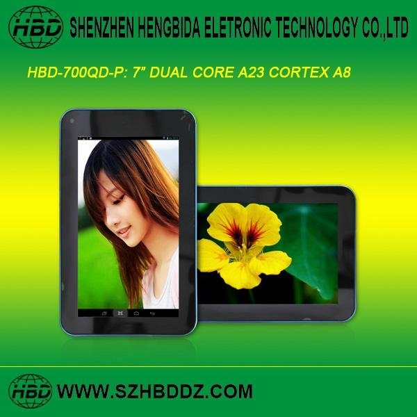 HBD-700QD-P 7 Inch Dual Core Tablet PC 2