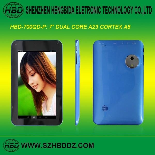HBD-700QD-P 7 Inch Dual Core Tablet PC 3