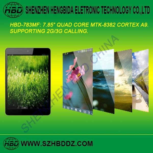 HBD-783MB 7.85" 四核3G通話平板電腦 5