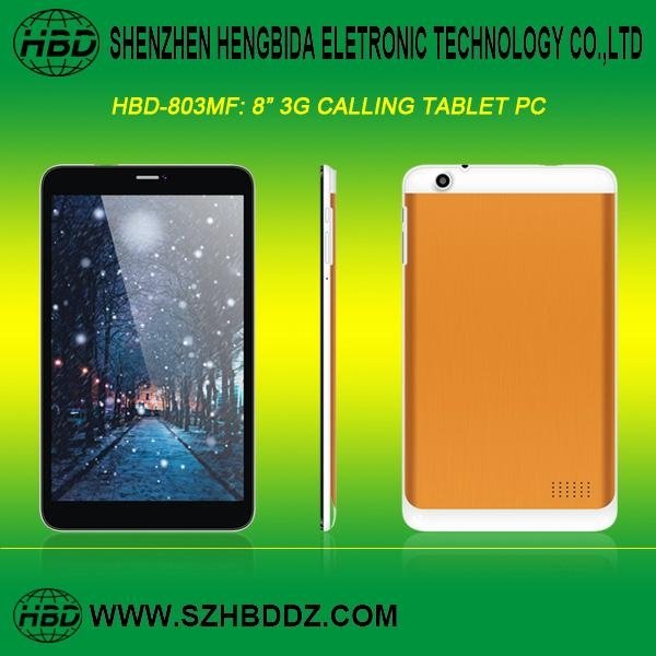 HBD-803MF 8 Inch Quad Core 3G Tablet PC