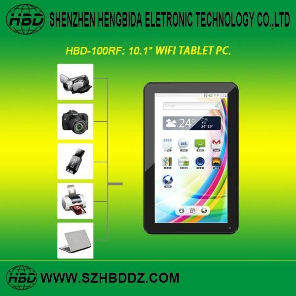 10.1" Dual Core Tablet PC HBD-100RE 4