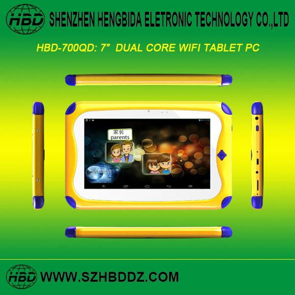 HBD-700QD 7" 雙核單WIFI儿童平板電腦 3