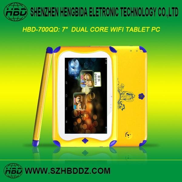 HBD-700QD 7" 雙核單WIFI儿童平板電腦 4