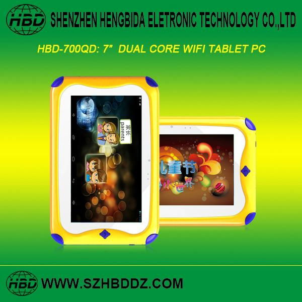 HBD-700QD 7" 雙核單WIFI儿童平板電腦 5