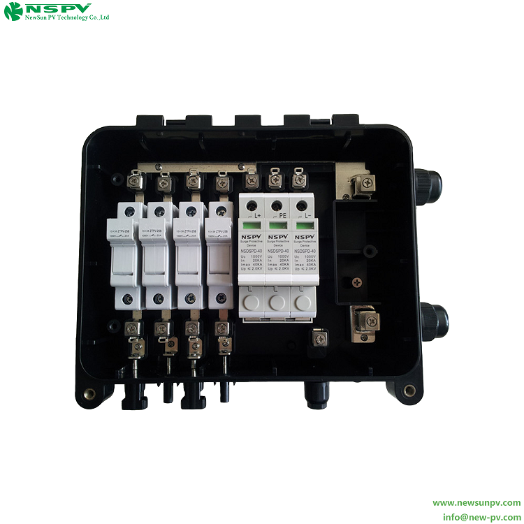 NSPV plastic PV DC combiner box