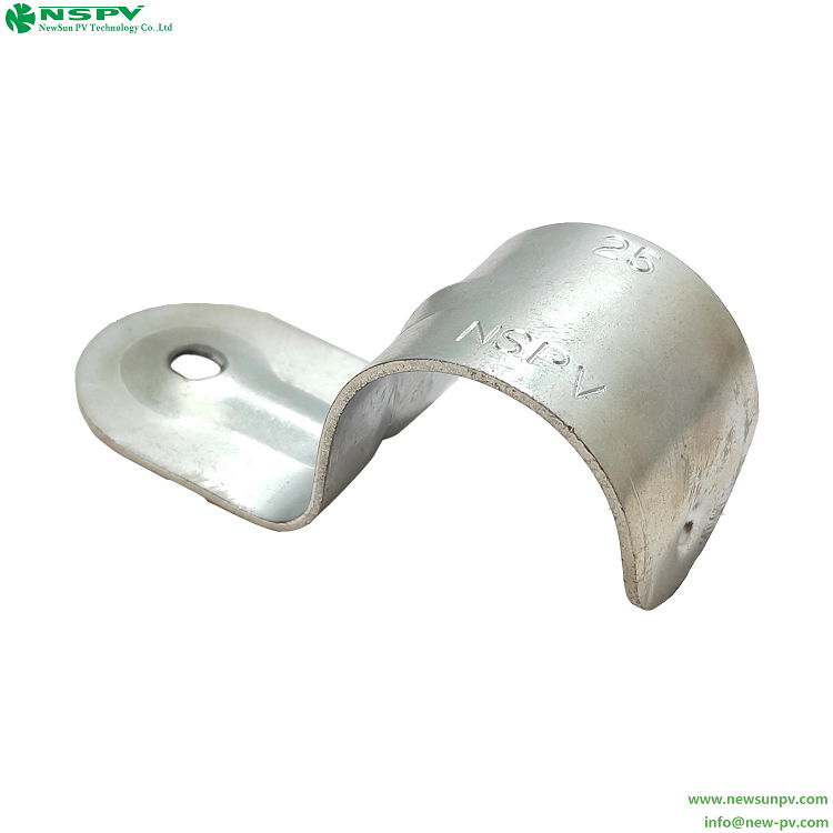 Single Pipe Clamp single saddle tube clip metal pipe clamp