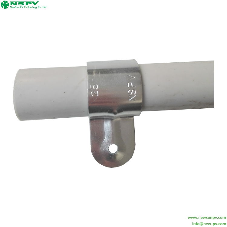 Single Pipe Clamp single saddle tube clip metal pipe clamp 2