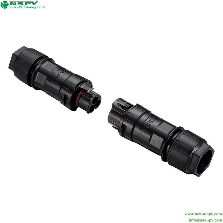 NSPV solar AC3P connector cable female to cable male type