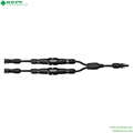 NSPV IP68 solar Y branch harness with fuse 2male to 1female