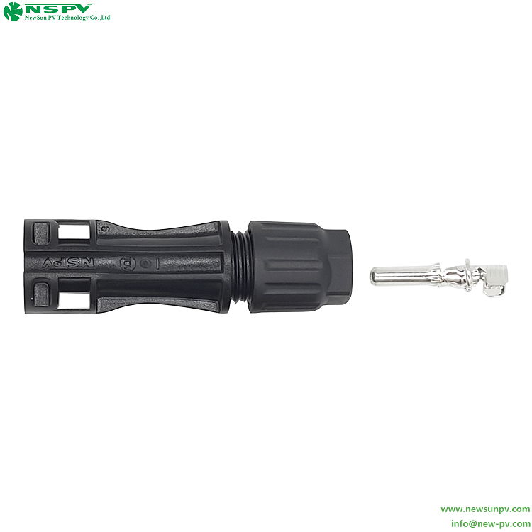 TUV 1500VDC solar cable connector IP68 4mm 6mm MC4 connector 4