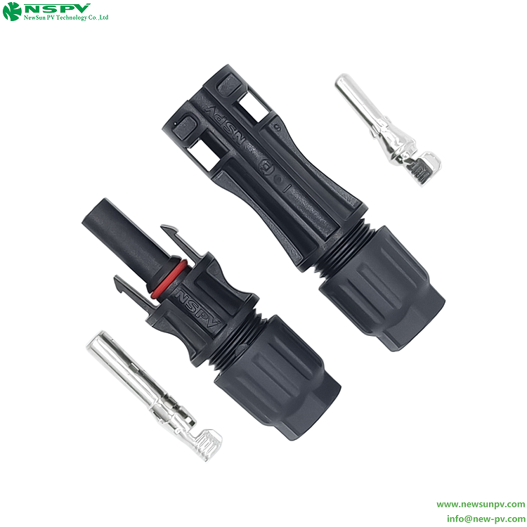 TUV 1500VDC solar cable connector IP68 4mm 6mm MC4 connector 5