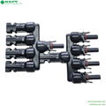 PV 1000VDC 4 To 1 Solar Branch Connectors IP67 mc4 Connector 4 In 1