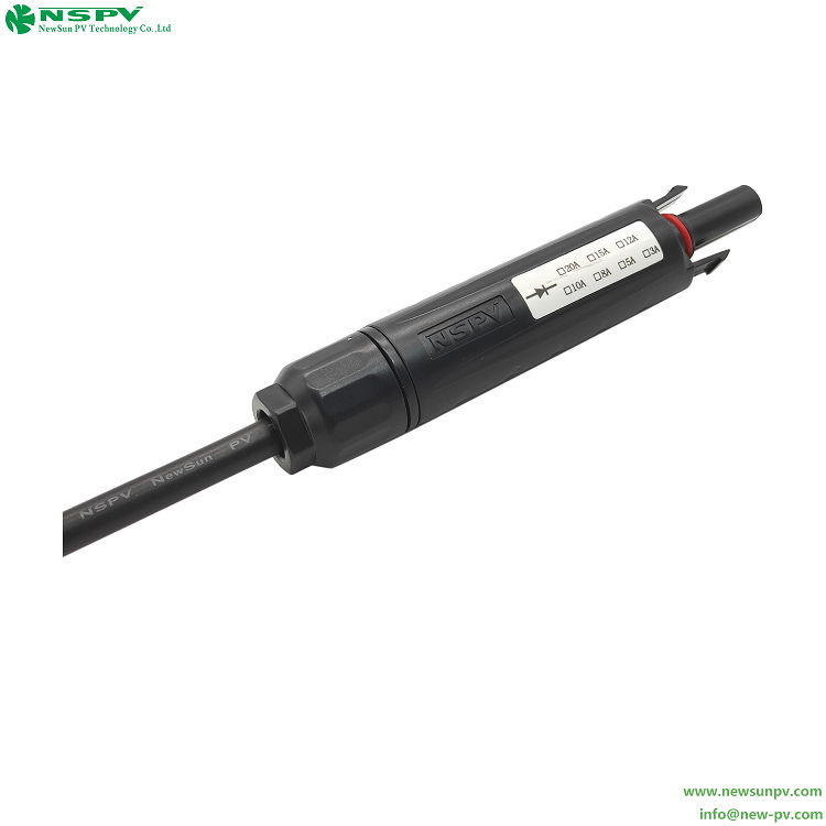 NSPV solar blocking diode connector 4D3 type