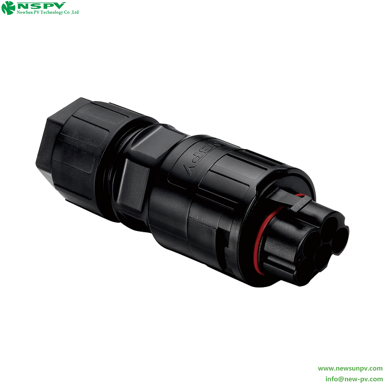 TUV 5P Solar AC Connector IP68 Solar Inverter AC Connector 5