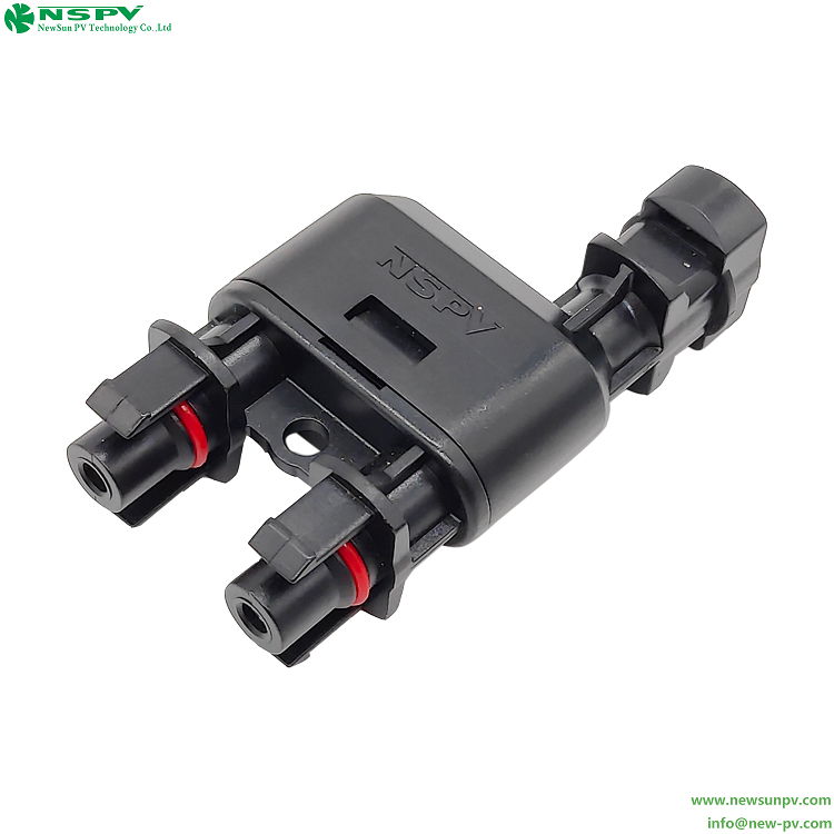 PV3.0 2to1 1000VDC Solar Branch Connector buckle type matching MC3 4