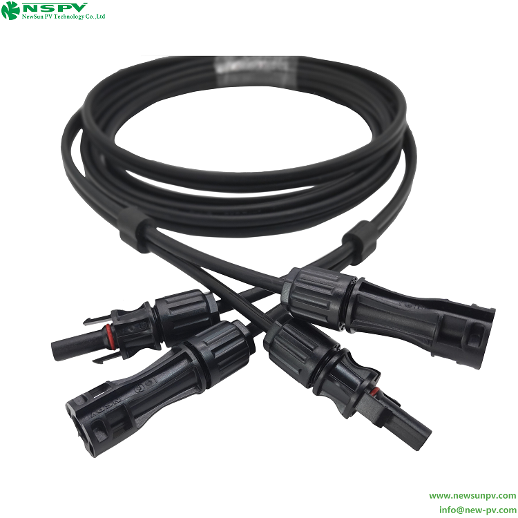 1500VDC Solar twin cores extension cable PV panel extension wire