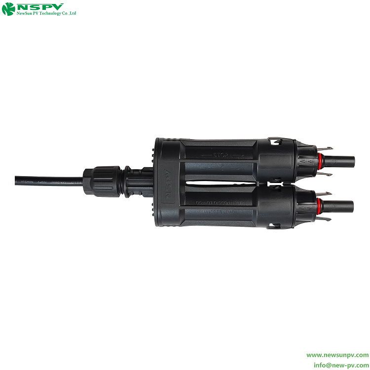 NSPV 1500VDC branch fuse connector 2female to 1cable