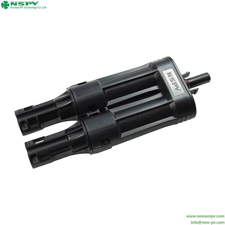 NSPV 1500VDC branch fuse connector 2male to 1female