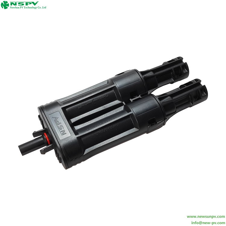 NSPV 1500VDC branch fuse connector 2male to 1female