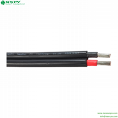 光伏线缆 太阳能光伏直流电缆 TUV光伏双芯电线1.5~6平方