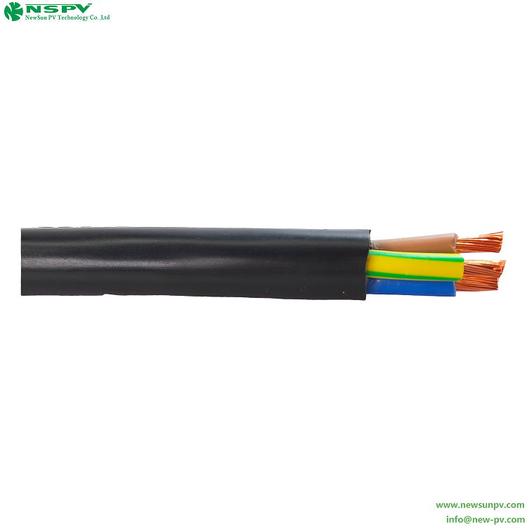 光伏电线 RVV电缆 3芯0.75 1.5 2.5 4.0平方铜芯电缆 2