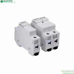 1000VDC Solar Fuse Holder 30A PVC Din Fuse Holder