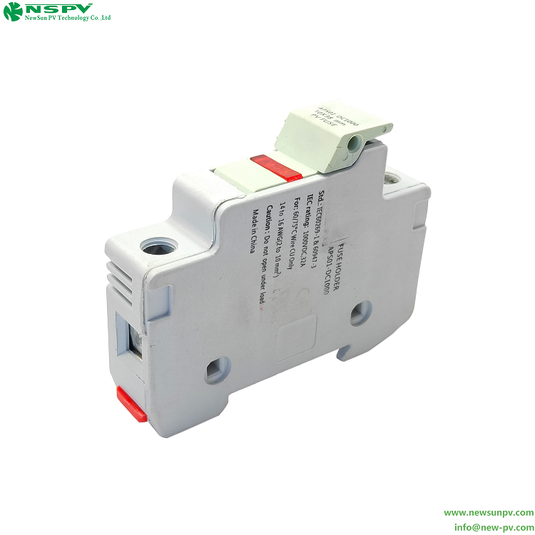 NSPV 1000VDC solar fuse holder