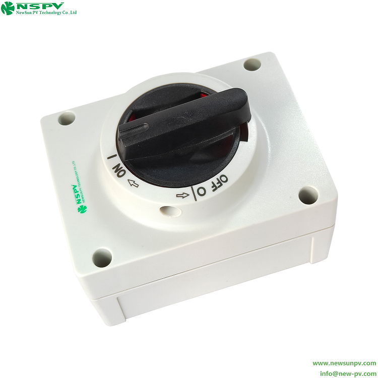 NSPV DC isolator switch enclosure