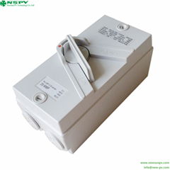 Weatherproof AC Isolating Switch for PV system emergency terminal