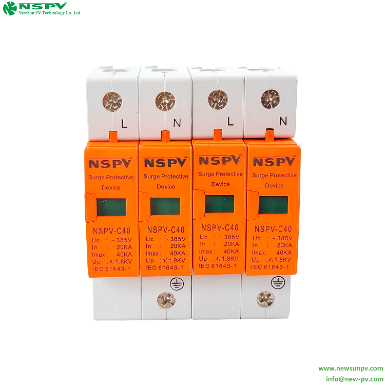 AC SPD Surge Protective Device Lightning Protector Surge Arrester 2