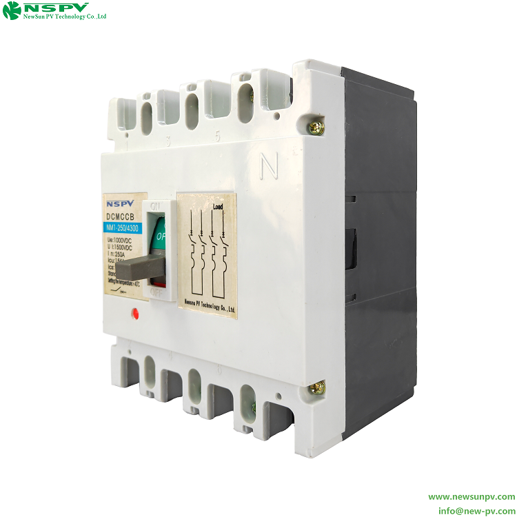 MCCB Molded Case Circuit Breaker 4P DC Moulded Case Circuit Breaker 2