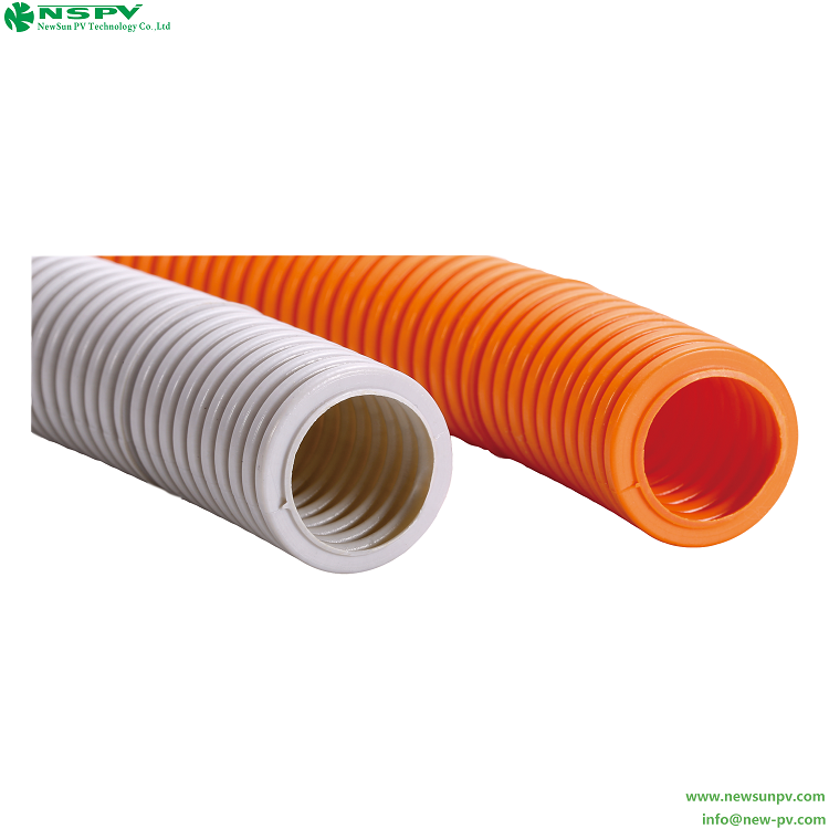 塑料波紋管 電線保護軟管 防晒波紋管灰色 5