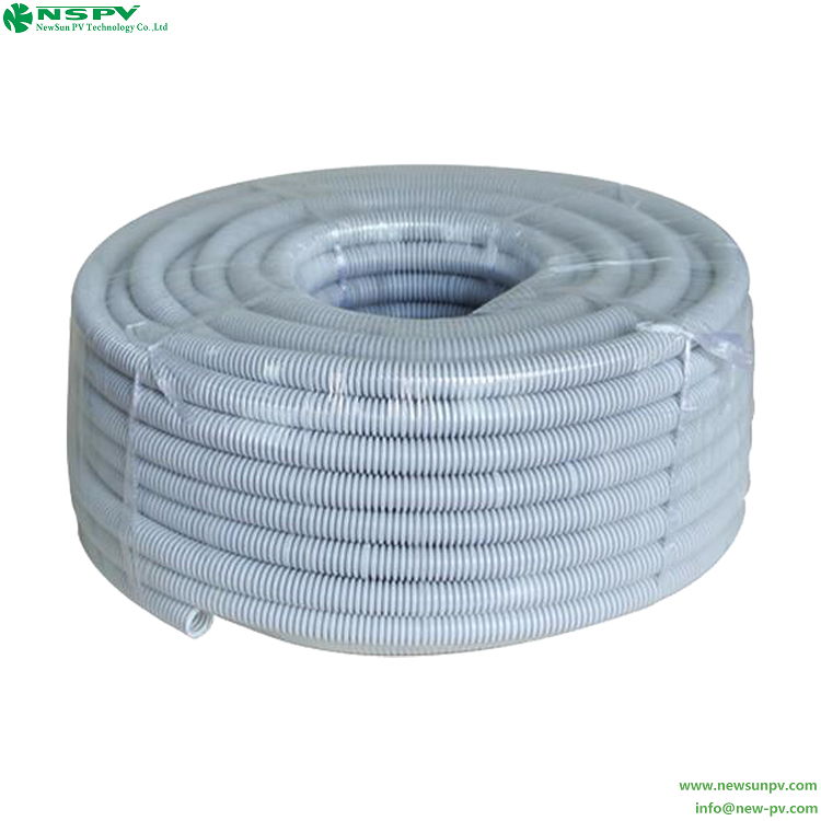 塑料波紋管 電線保護軟管 防晒波紋管灰色 2