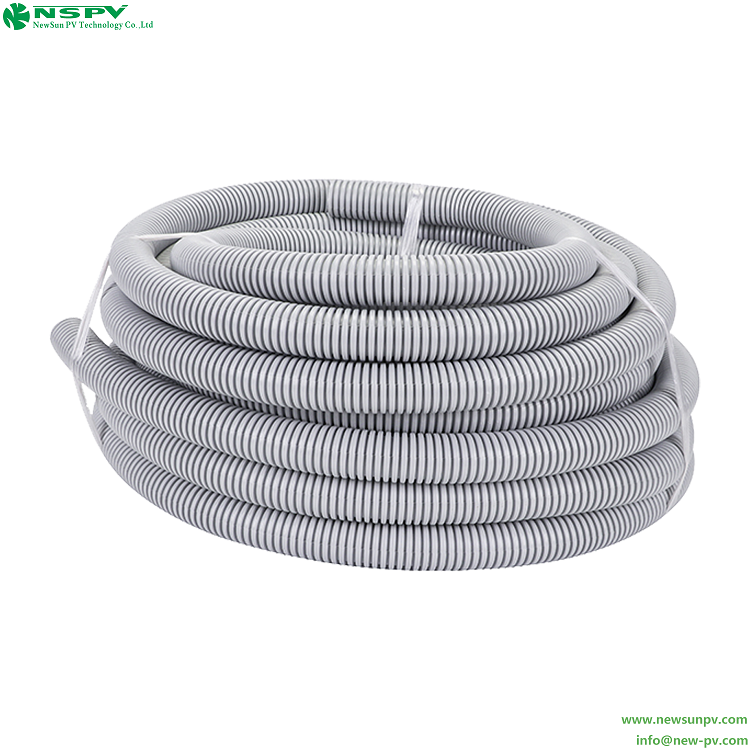 塑料波紋管 電線保護軟管 防晒波紋管灰色 3