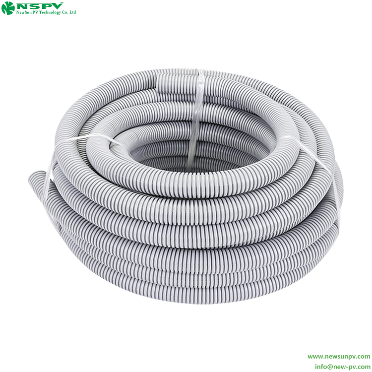 塑料波纹管 电线保护软管 防晒波纹管灰色 4