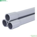 Grey PVC Rigid Conduit Electrical UPVC Rigid Conduit Bell End