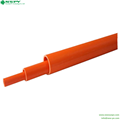 Orange PVC Rigid Conduit Electrical UPVC