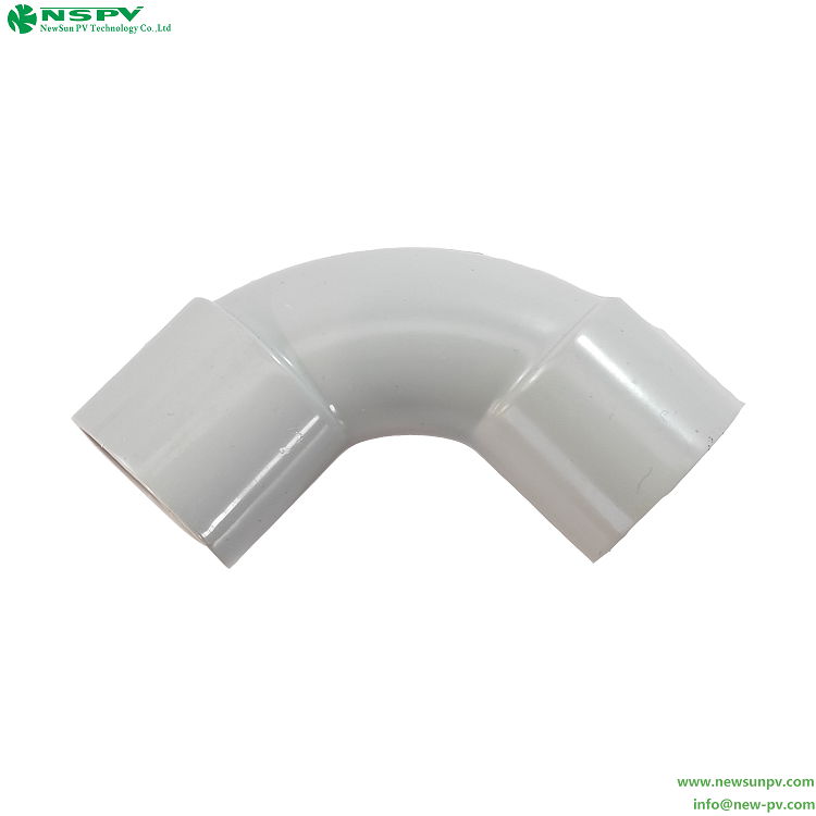 PVC Solid Elbow 90° Plastic Pipe Elbow Fittings for electrical supplies 2