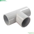 3 Way Tee PVC Fittings Solid Inspection Tee PVC Pipe Connector