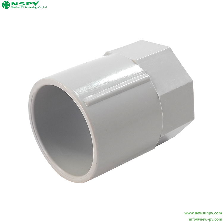 Thread PVC Coupling Plain to Screwed Thread Coupling 4