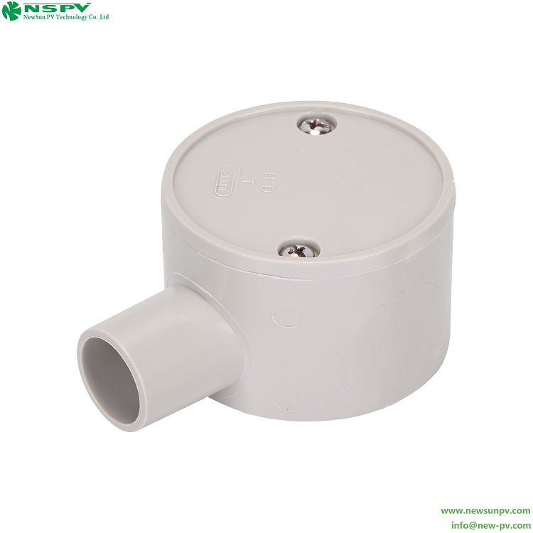 NSPV PVC junction box with 1 way entry