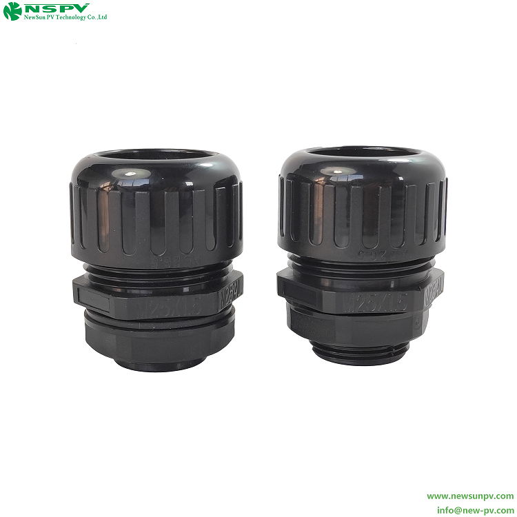 25mm Cable Glands Metric Thread Nylon PA66 Conduit Cable Gland 3