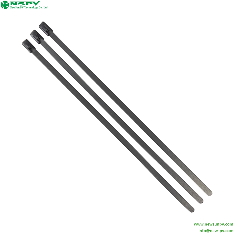 Stainless steel cable tie black metal zip ties metal cable ties 2