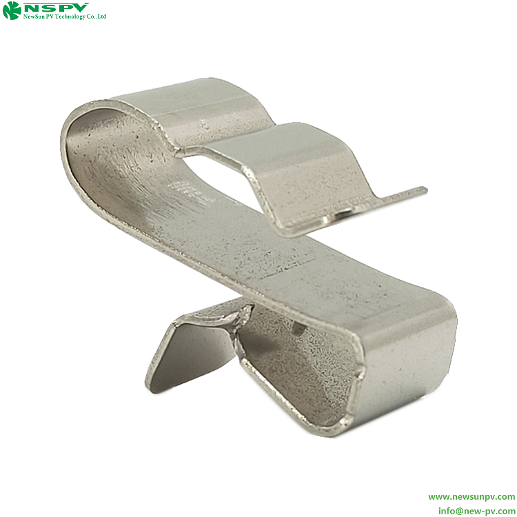 Stainless steel solar panel wire clips solar panel clips for metal roof 2