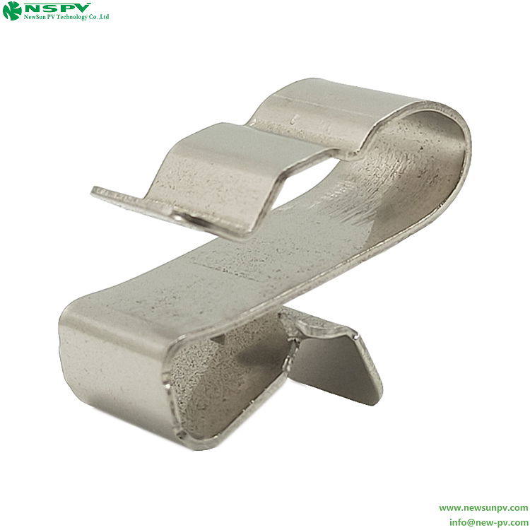 Stainless steel solar panel wire clips solar panel clips for metal roof 4