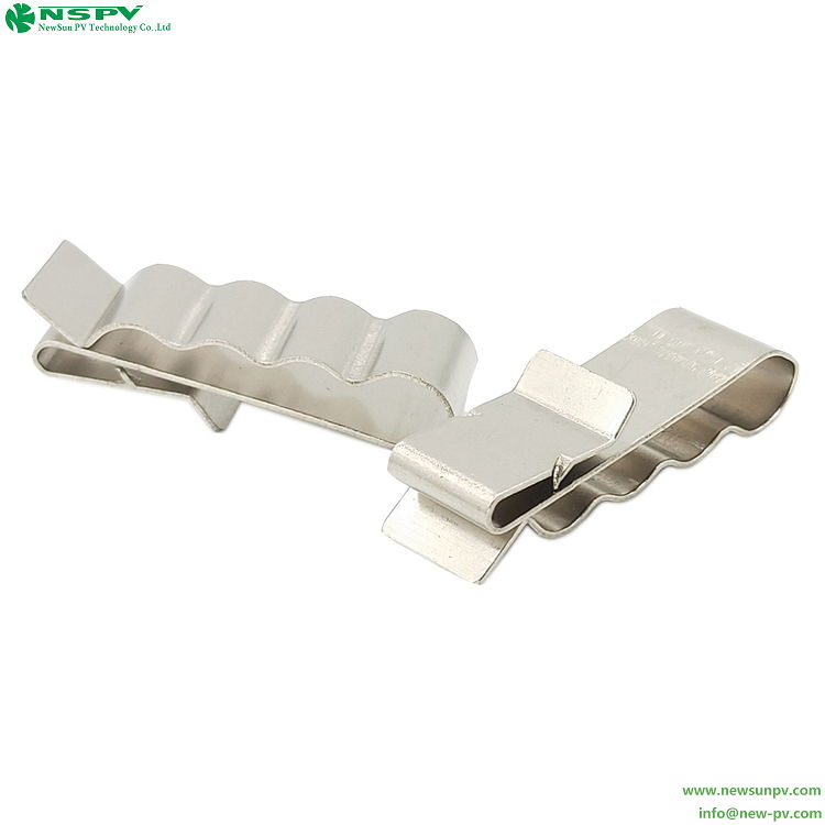 Solar wire clips solar panel clips for metal roof 4