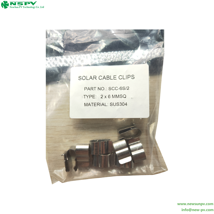 NSPV solar cable clip SCC-6S/2 type