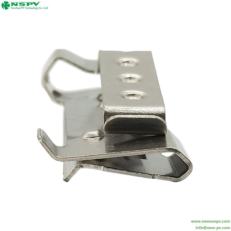 Corrosion Resistant PV Wire Clips Solar PV Cable Clips 2