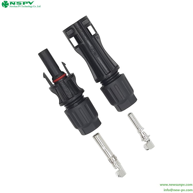TUV Solar cable connector IP68 1500VDC 4mm 6mm compatible mc4 2