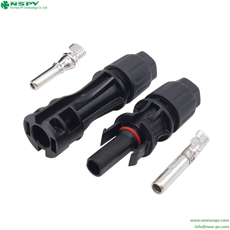 TUV Solar cable connector IP68 1500VDC 4mm 6mm compatible mc4